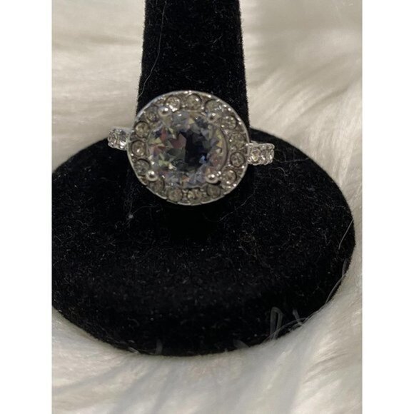 Fashion Cut Women's Size 7 Ring‎ White Sapphire 10k - Picture 3 of 8